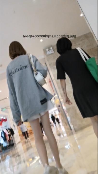 【KWI】❤原创CD❤102.尾随抄底包臀裙椰子金发美骚逼上楼