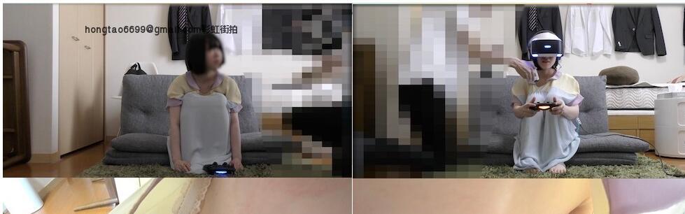 【VR胸ちら】#15 妹系女子のあどけない身体を覗き隊。しゃがんだワンピースの隙間から見えたのはほぼ裸でした　カナちゃん
