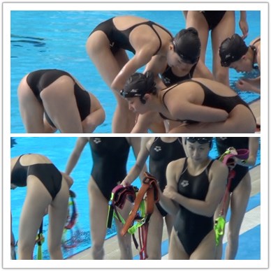 黒い競泳水着の女たち[1819BlackSWv]	