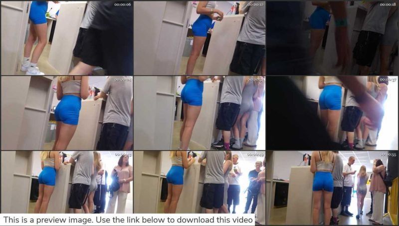 Blue Shorts JB Blonde Teen